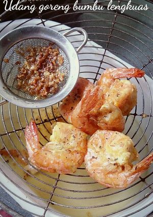 Foto resep Udang goreng bumbu lengkuas