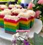 Bagaimana cara memasak Resep Rainbow Cake Kukus Cantik Mudah Dibuat dijamin gurih