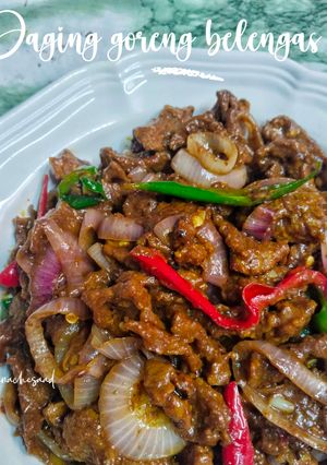 Gambar Daging goreng belengas