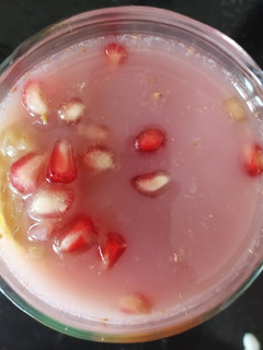 A picture of Pomegranate lemonade.