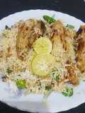Seekh kabab biryani