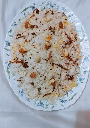 A picture of Coconut milk pulao.