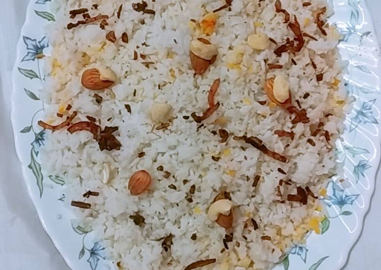 Coconut milk pulao