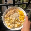 اوتمیل آناناس و گلابی🍐🍍😋