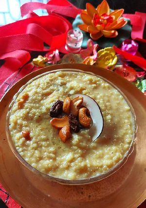 A picture of Broken wheat Payasam.