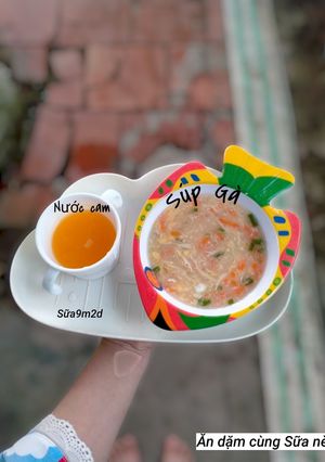 Hình của món Súp gà - Dành cho bé ăn dặm.