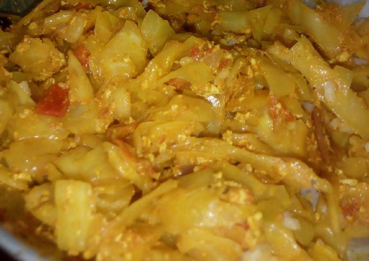 Recipe of Super Quick Homemade Spicy Cabbage and Eggs