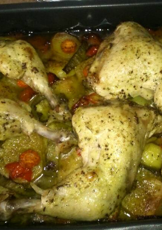 Una foto de Contramuslos al horno