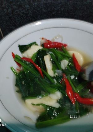 Foto resep Cah bayam jepang tofu