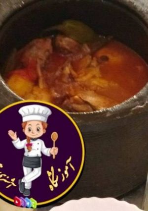 عکسی از دستور آبگوشت مرغ