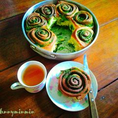 A picture of Matcha roll.