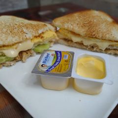 A picture of Cheesy Club Sandwich.