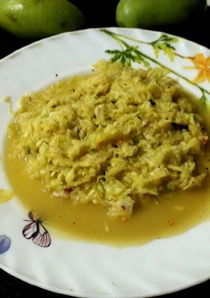 কাঁচা আমের ভর্তা রেসিপির প্রধান ছবি