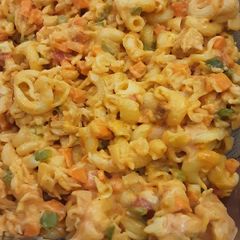 A picture of Chicken macaroni.