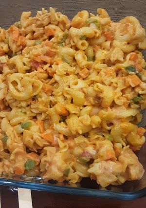 A picture of Chicken macaroni.