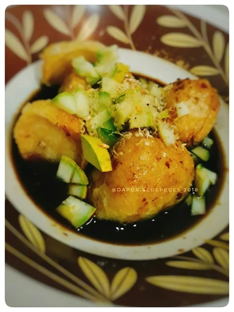 Cara Sederhana Membikin Resep  Pempek Dos Bumbu Ebi yang Lezat Sekali, Lezat Sekali