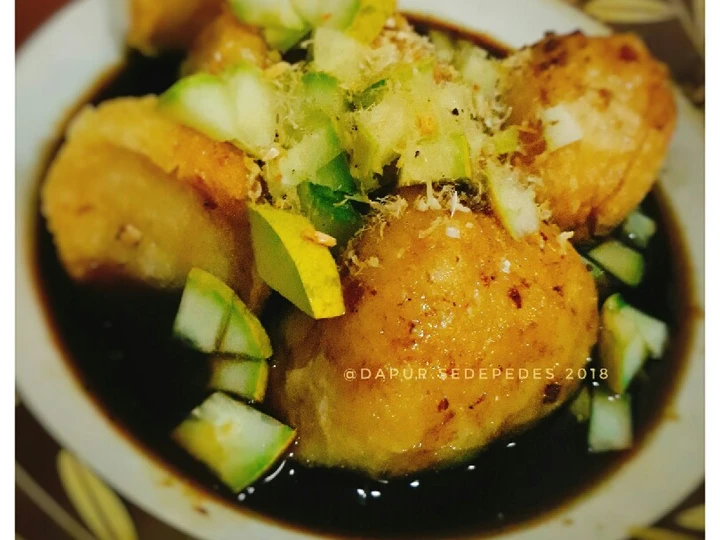 Cara Sederhana Membikin Resep  Pempek Dos Bumbu Ebi yang Lezat Sekali, Lezat Sekali