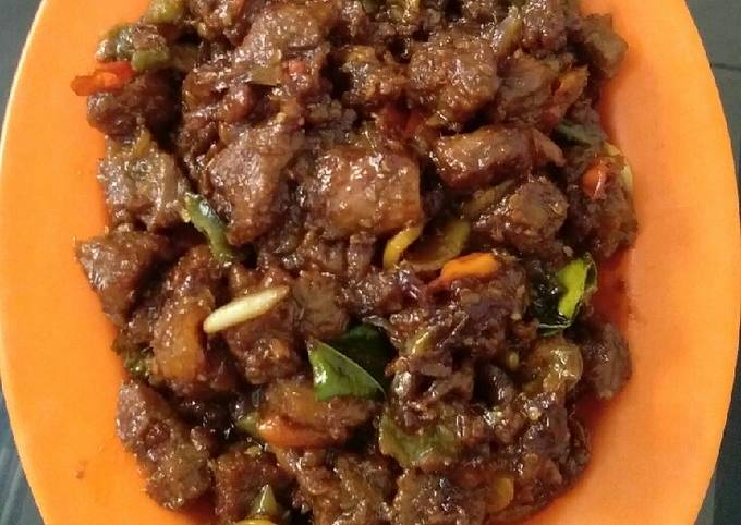 Resep: Sate Goreng Daging Sapi Pedas Enak Terbaru