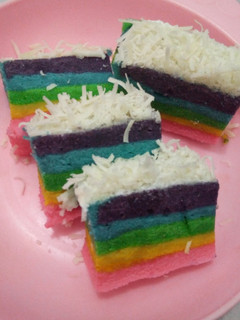 Foto resep Rainbow cake#5resepterbaruku