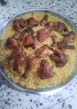 صورة لوصفة كبسة على الطريقة السعودية