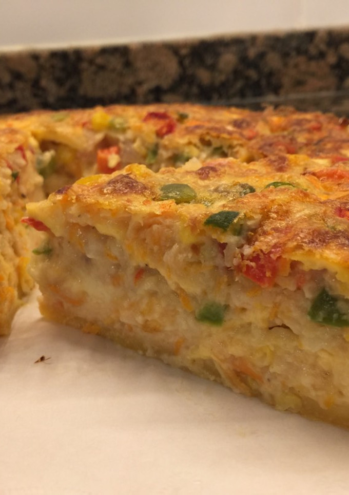 Una foto de Pastel de verduras