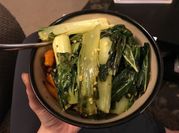 A picture of coriander rice with vegetables