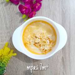 รูปของ Mpasi 7m+ : bubur sop ayam tomat
