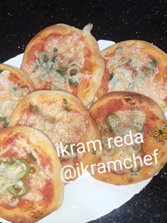 صورة لوصفة ميني بيتزا 🍕