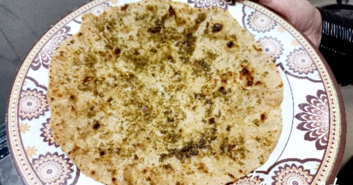 Zafar Roti Thyme Or Za'atar Rotis Recipe by ZMA - Cookpad