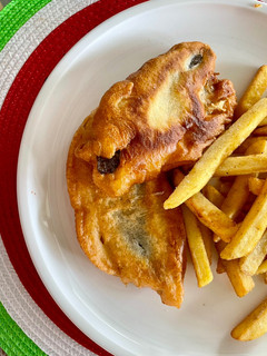 Una foto de Pescado frito