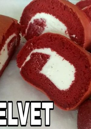 Foto resep Bolu gulung red velvet ekonomis