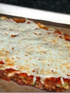 Una foto de Pizza sin harina Saludable