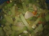 Tumis labu Siam sederhana