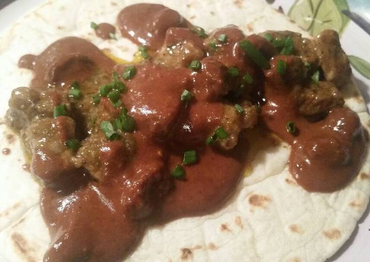 Steak Tacos w/ Mole