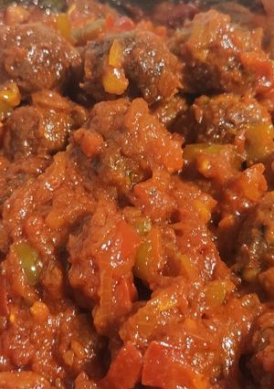 Una foto de Albóndigas con sofrito - sin lactosa