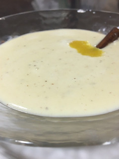 Una foto de Sopa de almendras