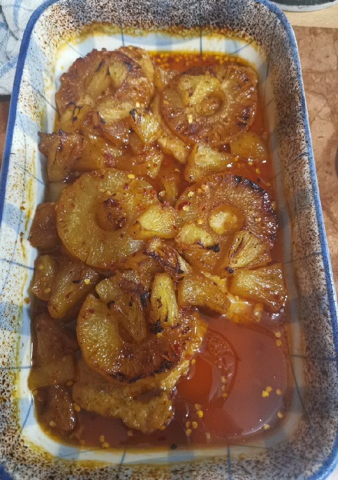 Ananászos fűszeres karaj recept fotója