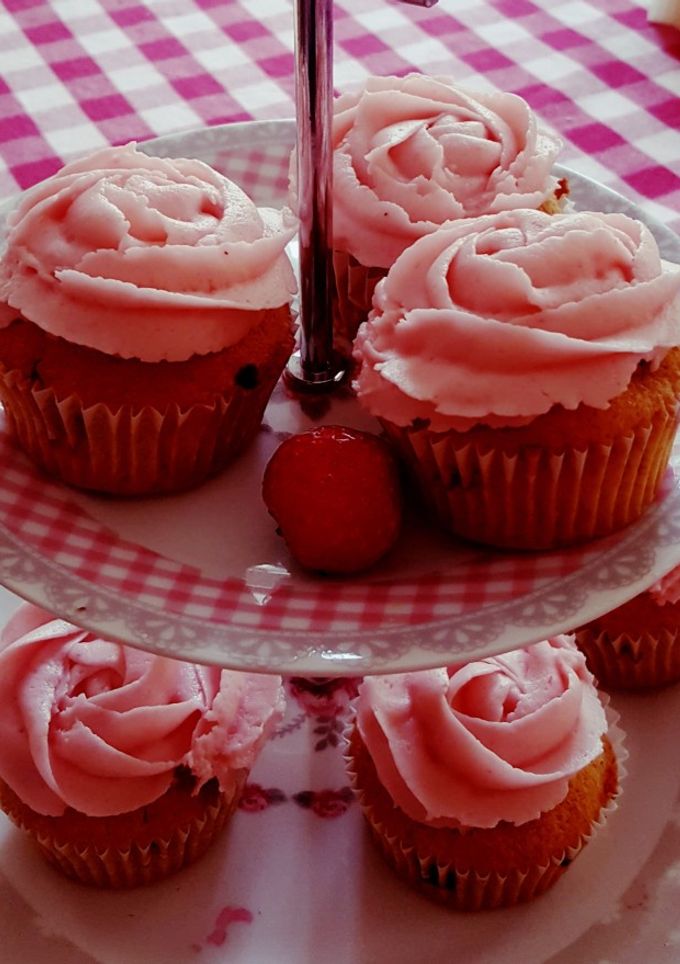 Himbeer-Cupcakes Rezepthauptbild