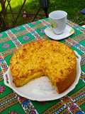 Knuspriger 🍏 Apfelkuchen 🍎 mit Vanillepudding - Füllung