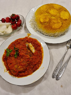عکسی از دستور خورش ماهی