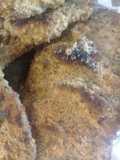 Milanesa de carne de ternera al horno súper condimentada