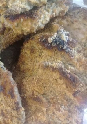 Una foto de Milanesa de carne de ternera al horno súper condimentada