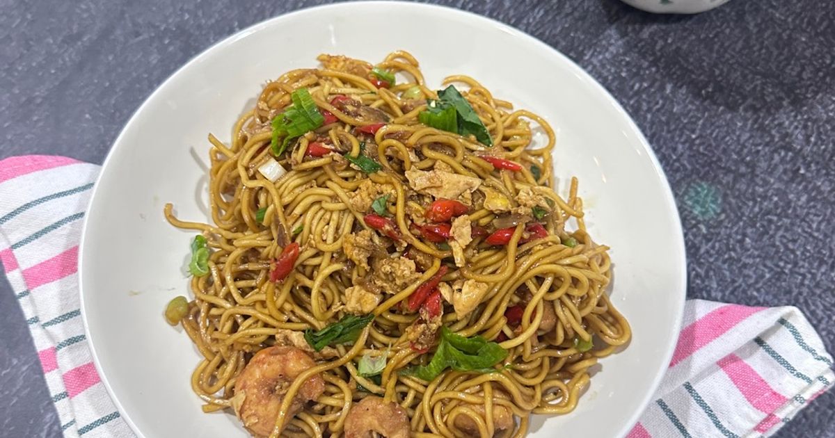 Mie Goreng Udang Saus Tiram