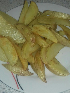 Una foto de Papas gajo al horno