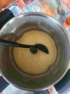 Una foto de Crema de puerros y patata