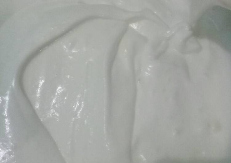 Whipped cream homemade