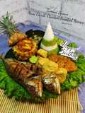 Tumini Susun Nasi Gurih Pandan Sambal Nanas
