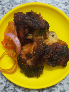 தந்தூரி சிக்கன் (Tandoori chicken recipe in tamil) செய்முறை முக்கிய புகைப்படம்