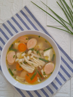 Foto resep Sup Jamur Shimeji