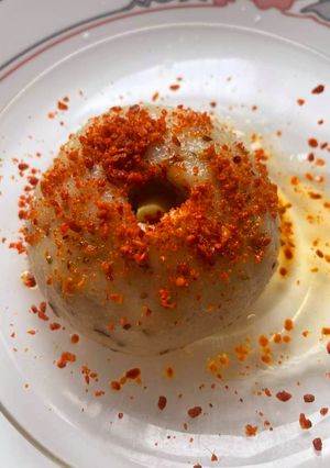 A picture of Ground rice khichu.